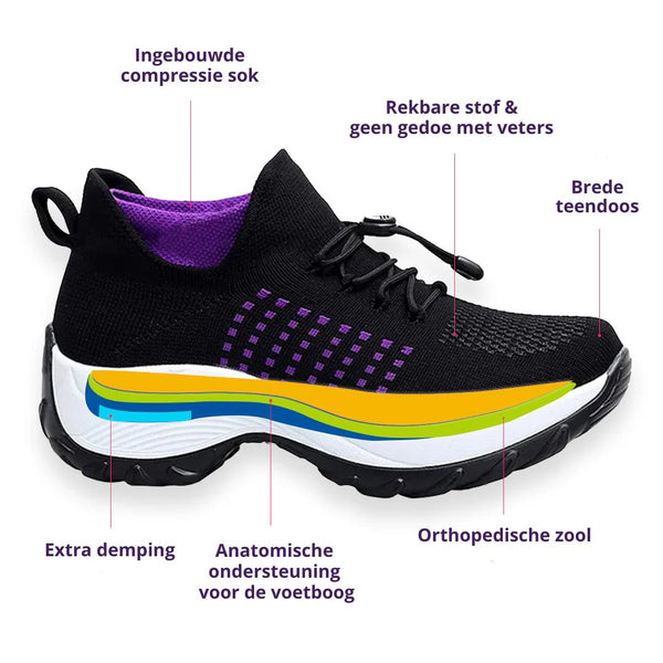 LilacLuxe™ Pain-Relieving Sneakers