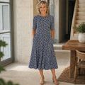 Aisha™ Effortless Floral Midi Dress