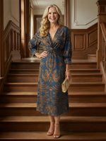 Alisson | Elegant Wrap Midi Dress