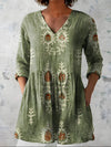Everly | Long Blouse with V-Neck