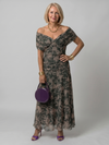 Faye | Off-Shoulder Flow Midi Dress