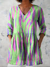 Lyla | Long Blouse with V-Neck
