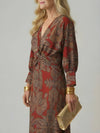 Alisson | Elegant Wrap Midi Dress