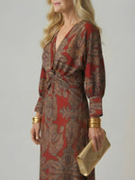 Alisson | Elegant Wrap Midi Dress