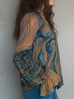 Selah™ Boho Paisley Chiffon Blouse
