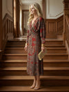 Alisson | Elegant Wrap Midi Dress