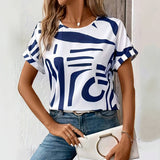 Edith™ Casual Abstract Top