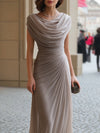 Madisson™ Elegant Draped Maxi Dress