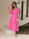 Aurielle™ V-Neck Flow Dress