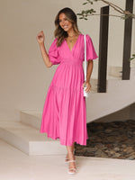 Aurielle™ V-Neck Flow Dress