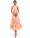 Luciana™ Watercolor Halter Maxi Dress