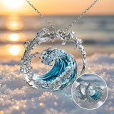 Ocean Wave Crystal Jewelry Set