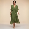 Nellie | Elegant Wrap V-Neck Dress