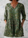 Cecelia | Long Blouse with V-Neck