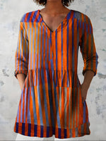 Amaia | Long Blouse with V-Neck