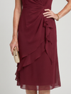 Blake™ Elegant Chiffon Draped Dress