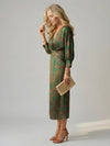 Alisson | Elegant Wrap Midi Dress