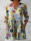 Nellie | Long Blouse with V-Neck