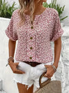 Amira™ - Floral Button-Up Blouse