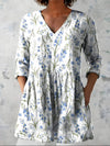 Lenora | Long Blouse with V-Neck