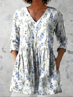 Lenora | Long Blouse with V-Neck