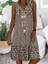 Niana™ Sleeveless Floral V-Neck Dress