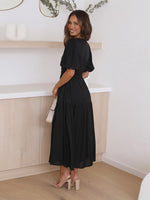 Aurielle™ V-Neck Flow Dress