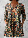 Lilian | Long Blouse with V-Neck