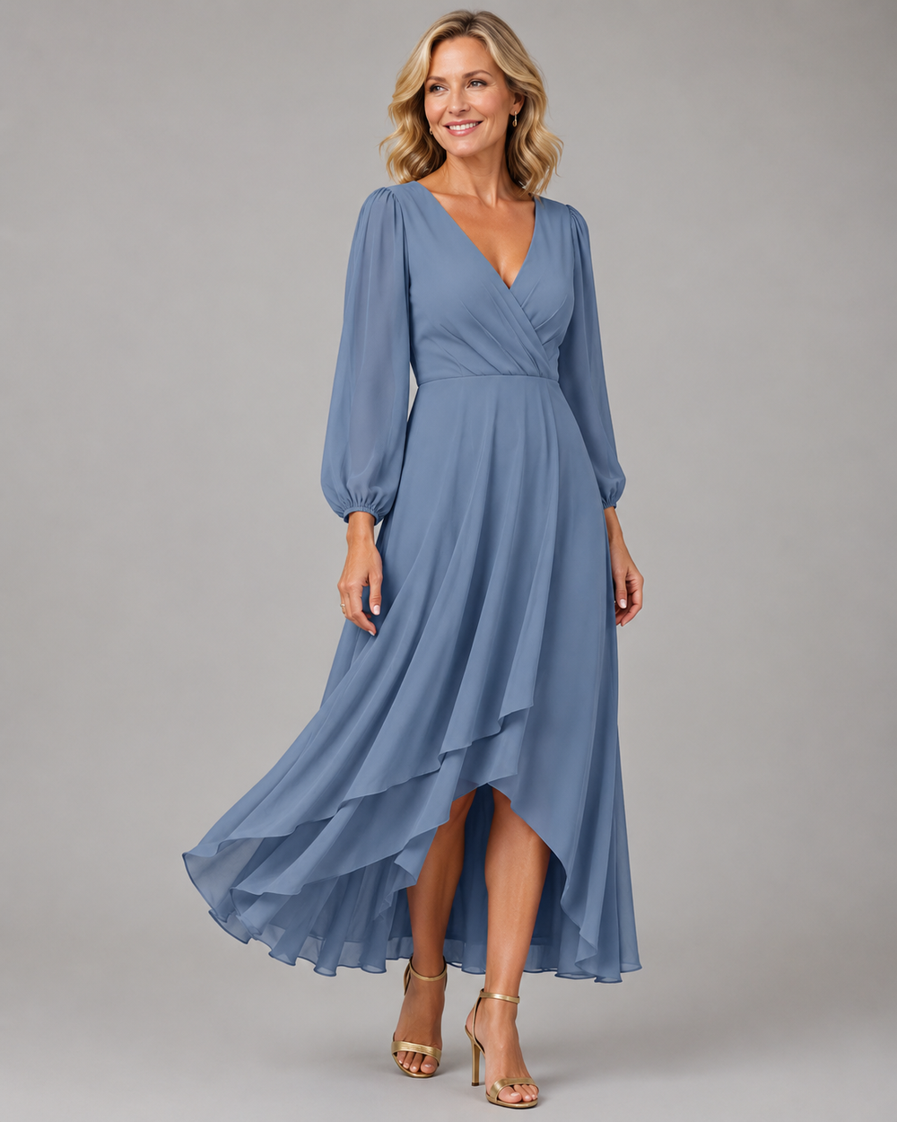 Lottie | Elegant V-Neck Maxi Dress