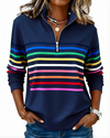 Raina™ Striped Zip Hoodie