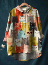 Tresha™ - Playful Print Blouse