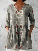 Everly | Long Blouse with V-Neck