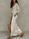 Isolde™ Knit & Satin Ensemble