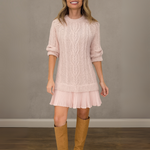 Elara™ Cashmere Blend Knit Dress