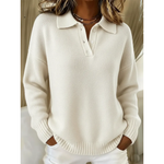 Avianna™ Collared Button Knit Sweater