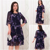 Emma™ Midnight Swirl Chiffon Dress