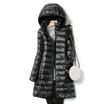 Katie - Long Ultralight Puff Down Jacket