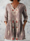 Everly | Long Blouse with V-Neck