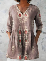 Everly | Long Blouse with V-Neck