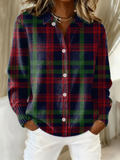 Jessie™ – Checked Hoodie Blouse