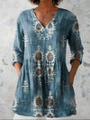 Willow| Long Blouse with V-Neck