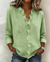 Lottie™ Ruffle V-Neck Blouse