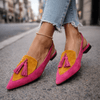 Dorotea™ Elegant Tassel Slingback Flats