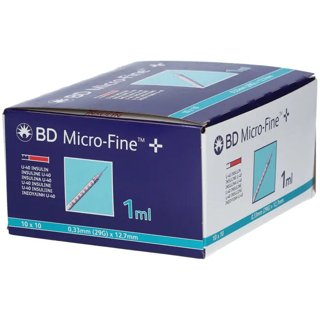 BD Micro-Fine U40 Syringes 1ml 29G x 12.7mm | Box of 100