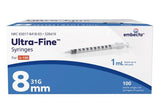 BD MicroFine + Plus 1ml U100 30G 8mm Syringes x 100 - Special Offer