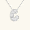 Bubble Initial Necklace