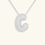 Bubble Initial Necklace