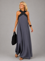 Madelynn | Cross Elegance Maxi Dress