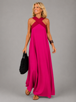 Madelynn | Cross Elegance Maxi Dress