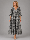 Serena | Bohemian Flow Midi Dress